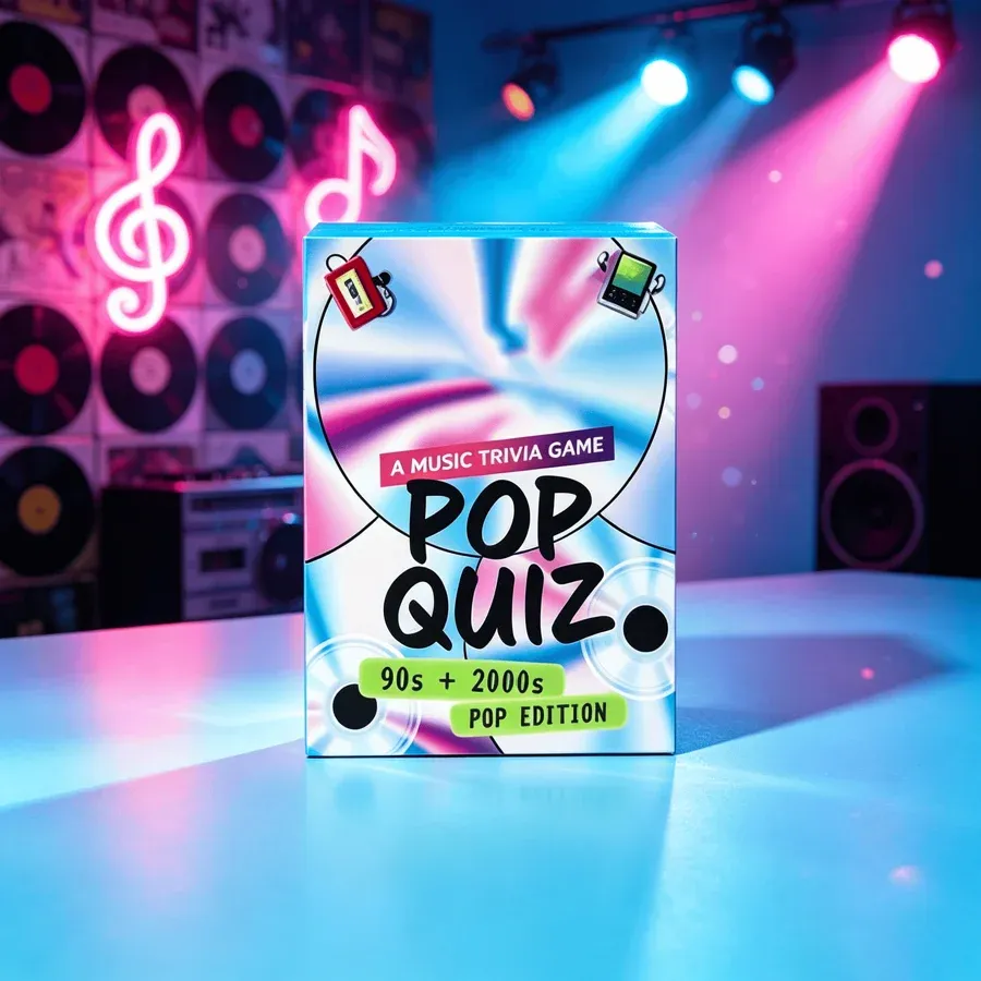 Lyrics Pop Quiz Pop Quiz 90s & 2000s Edition Music Trivia Game - 1